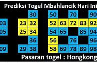 Prediksi Hongkong Malam Ini Togel